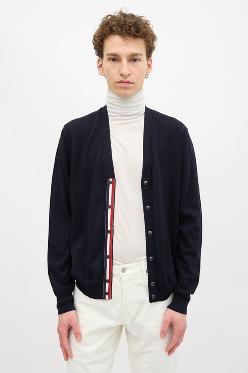 Moncler Wool Tricot Cardigan