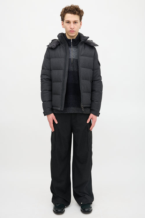 Moncler Wool Down Montgenevre Jacket