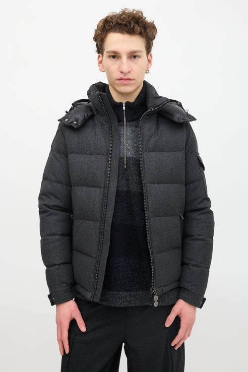 Moncler Wool Down Montgenevre Jacket