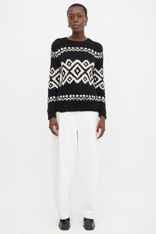 Moncler Wool Fair Isle Sweater