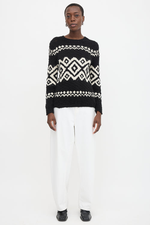 Moncler Wool Fair Isle Sweater