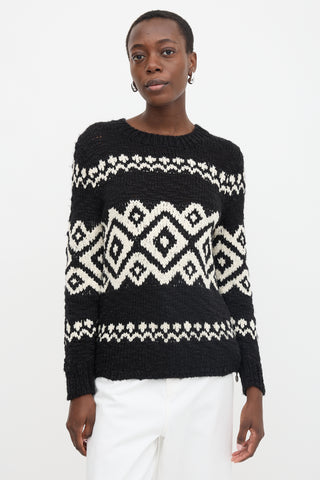 Moncler Wool Fair Isle Sweater
