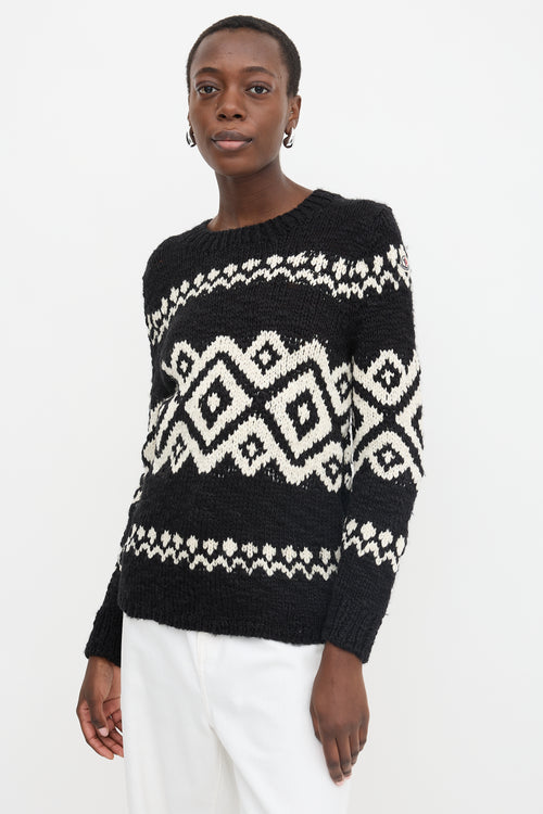 Moncler Wool Fair Isle Sweater