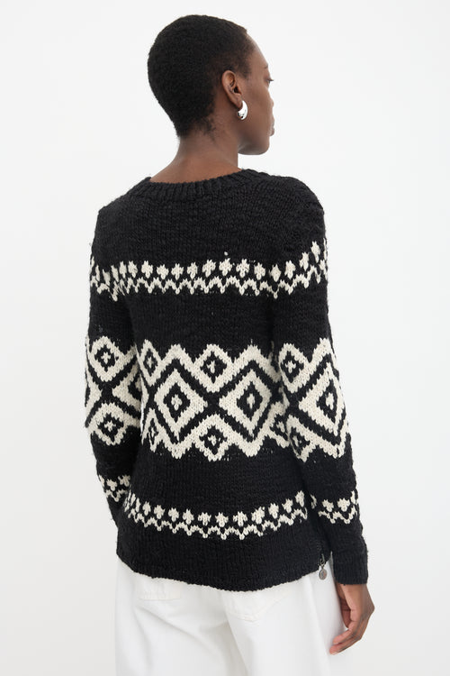 Moncler Wool Fair Isle Sweater