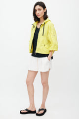 Moncler Yellow Ophelia Hooded Jacket