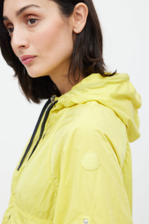 Moncler Yellow Ophelia Hooded Jacket