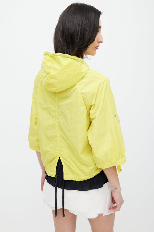 Moncler Yellow Ophelia Hooded Jacket