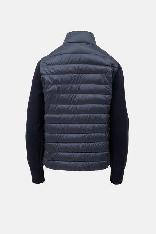 Moncler Wool Tricot Cardigan Jacket