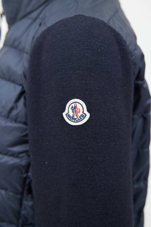 Moncler Wool Tricot Cardigan Jacket