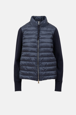 Moncler Wool Tricot Cardigan Jacket