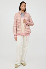 Moncler Pink Safre Down Jacket