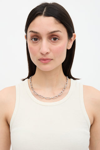 Monica Rich Kosann Sterling Silver Infinity Links Necklace