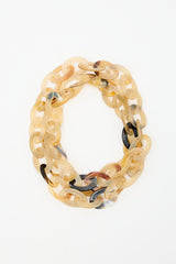 Monies Horn Chain Link Necklace