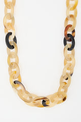 Monies Horn Chain Link Necklace