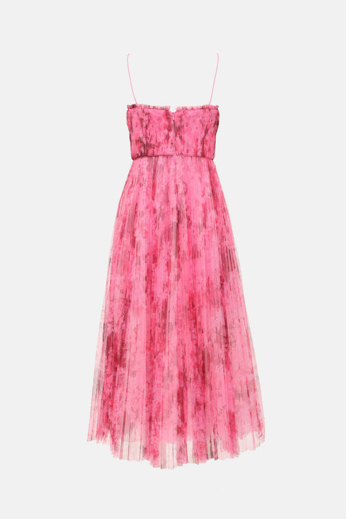 Monique Lhuillier Tulle Sleeveless Dress