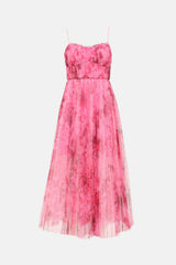 Monique Lhuillier Tulle Sleeveless Dress