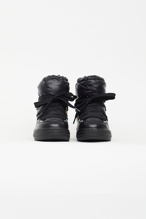Moncler Black Puffer Insolux Snow Boot