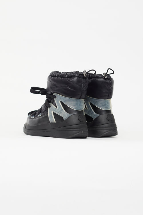 Moncler Black Puffer Insolux Snow Boot