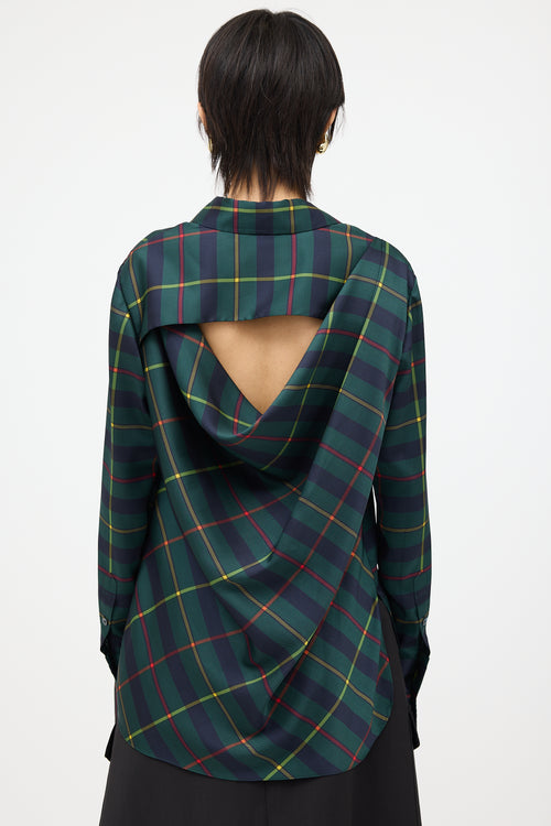 Monse // Plaid Cutout Shirt – VSP Consignment