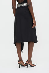 Monse Sequin & Twill Hybrid Skirt