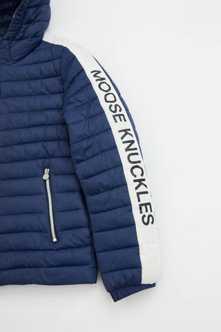 Moose Knuckles Kids Logo Puffer Jacket