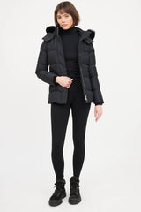 Moose Knuckles Fur Trim Cloud Down Jacket
