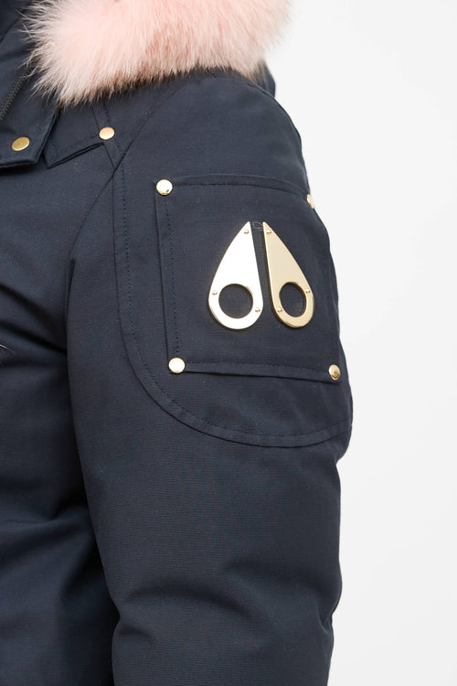 Moose Knuckles Fur Trim Debbie Down Jacket