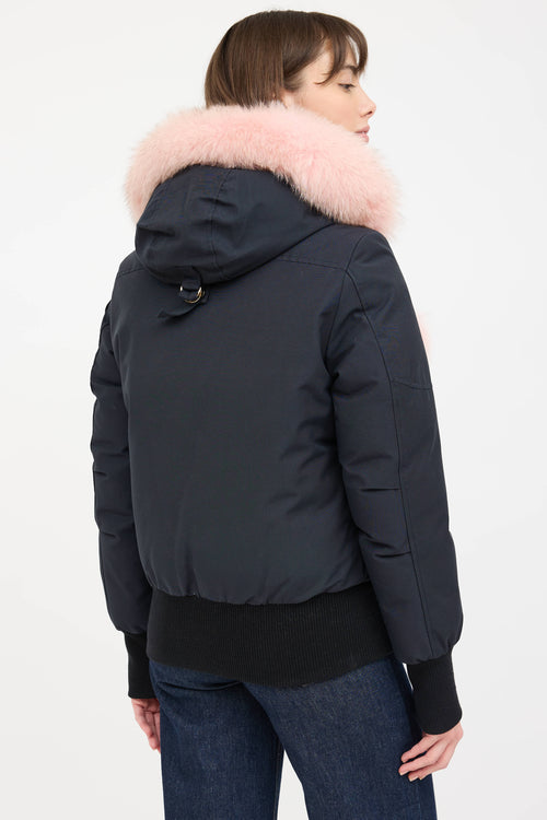 Moose Knuckles Fur Trim Debbie Down Jacket