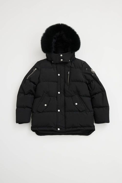 Moose Knuckles Kids Fur Trim Parka Jacket