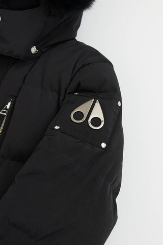 Moose Knuckles Kids Fur Trim Parka Jacket