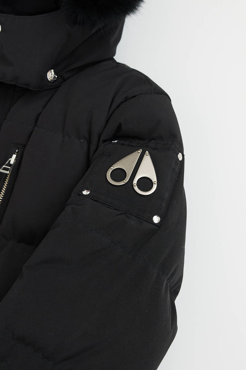 Moose Knuckles Kids Fur Trim Parka Jacket