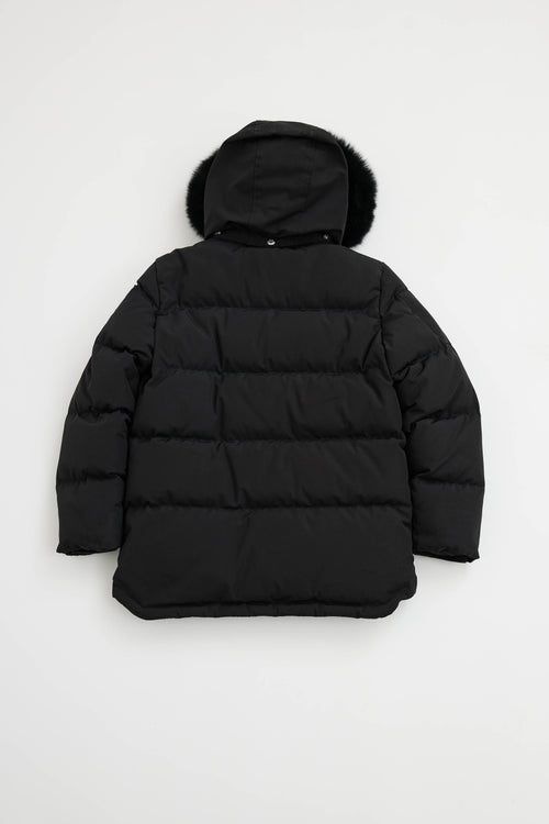 Moose Knuckles Kids Fur Trim Parka Jacket