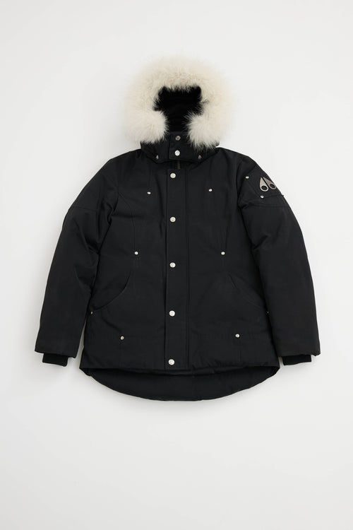 Moose Knuckles Kids Fur Trim Jacket