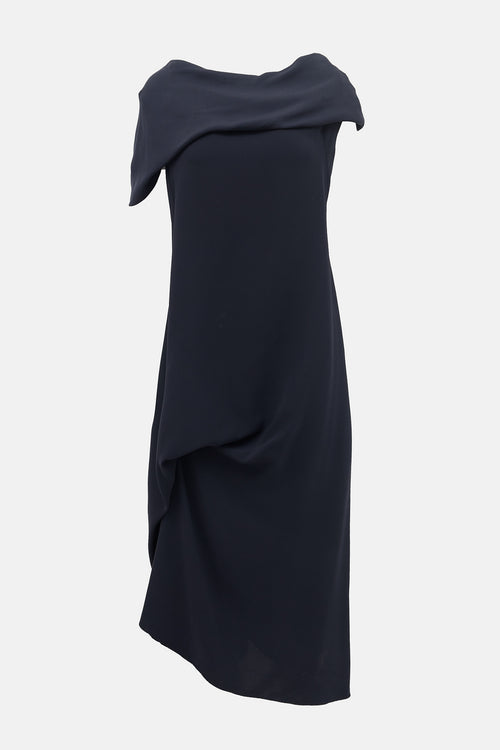 Morgane Le Fay Asymmetrical Draped Dress