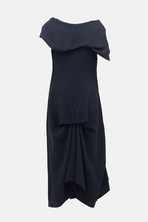 Morgane Le Fay Asymmetrical Draped Dress