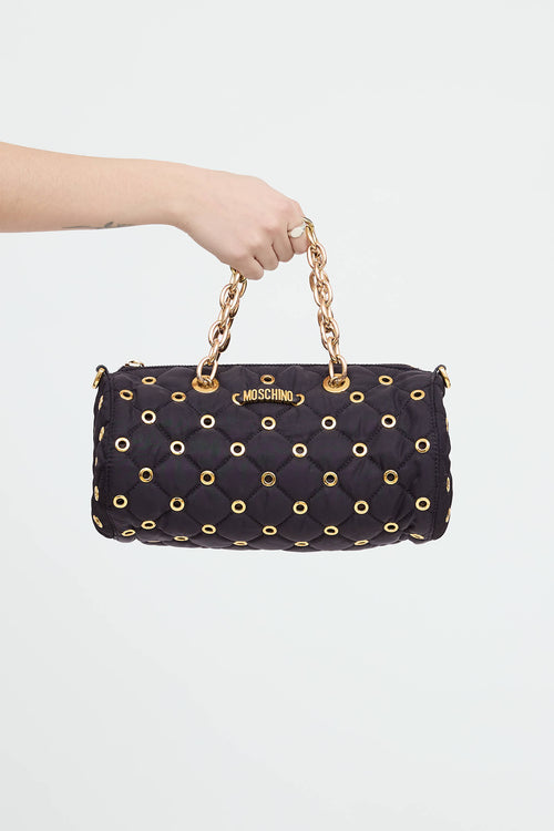 Quilted Eyelet Bag