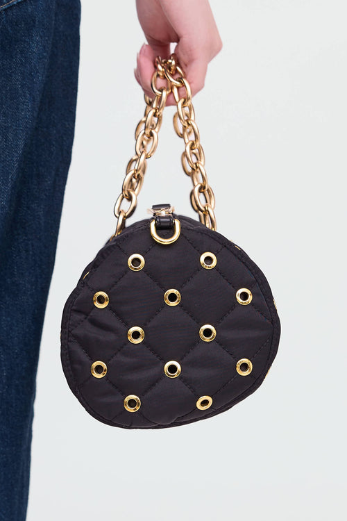 Quilted Eyelet Bag