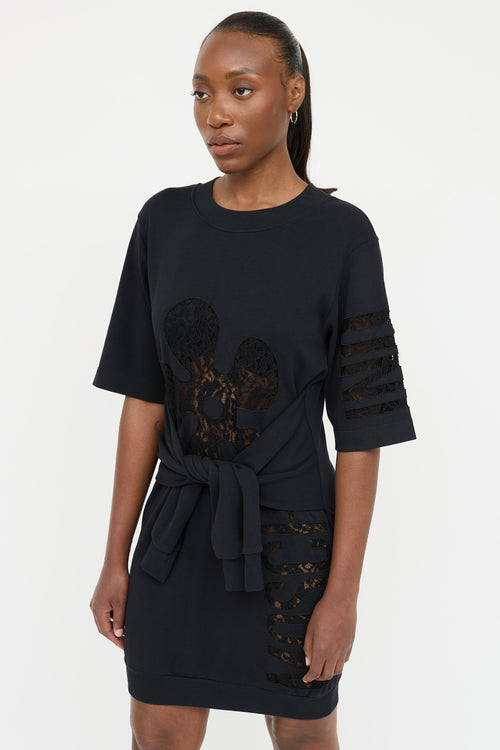 Moschino Lace Tie Dress