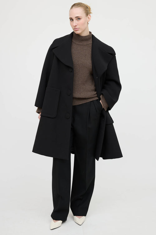 Moschino Boutique Wide Lapel Coat