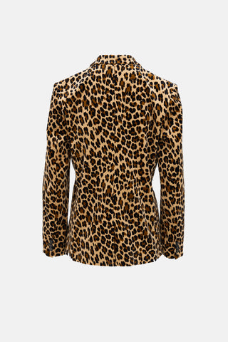 Frame Velvet Patterned Blazer