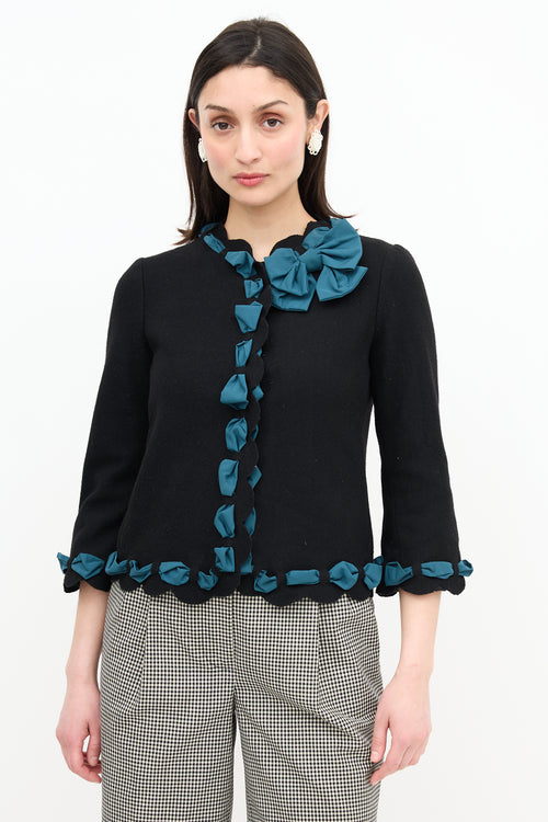 Moschino Wool Ribbon Jacket