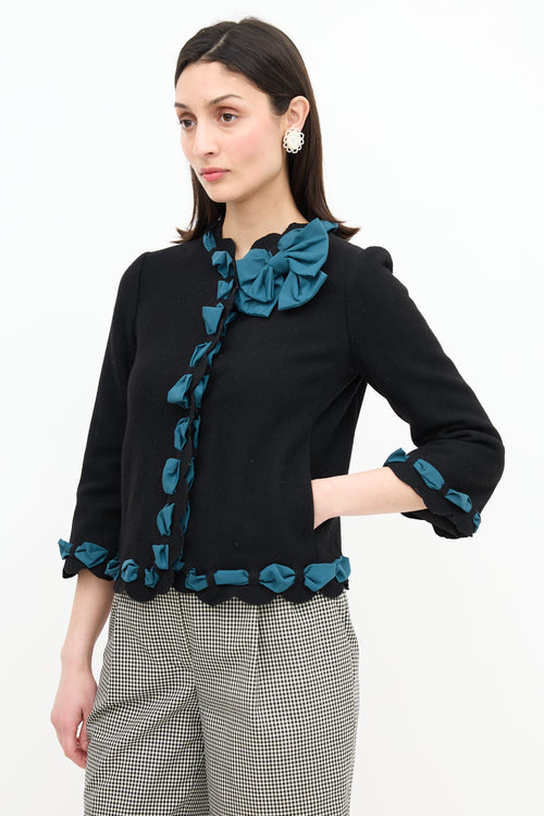 Moschino Wool Ribbon Jacket