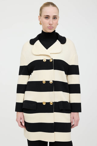 Moschino Boutique Striped Coat
