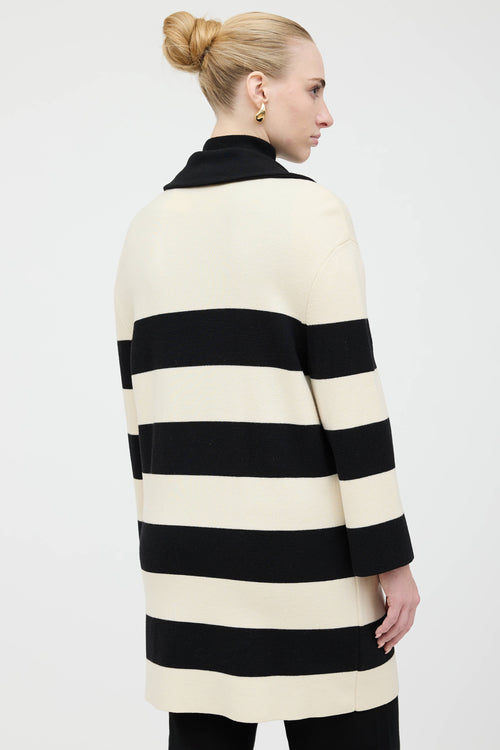 Moschino Boutique Striped Coat