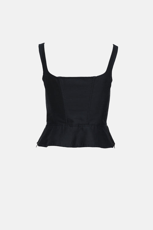 Multi Pocket Corset Top