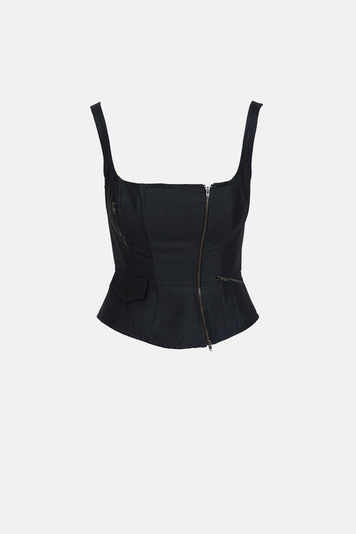 Multi Pocket Corset Top
