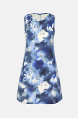 Moschino Watercolor Smocked Dress
