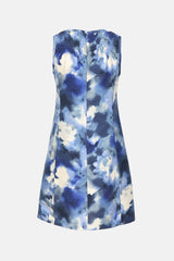 Moschino Watercolor Smocked Dress