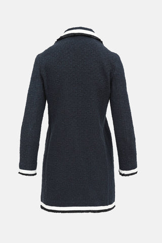 Moschino Tweed Contrast Coat