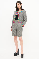 Moschino Gingham Embellished Co-Ord Set